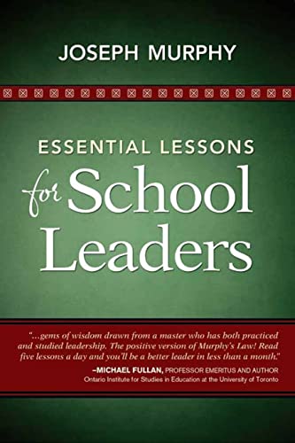 Imagen de archivo de Essential Lessons for School Leaders a la venta por Wonder Book