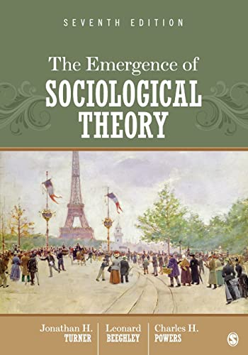 Imagen de archivo de The Emergence of Sociological Theory a la venta por -OnTimeBooks-