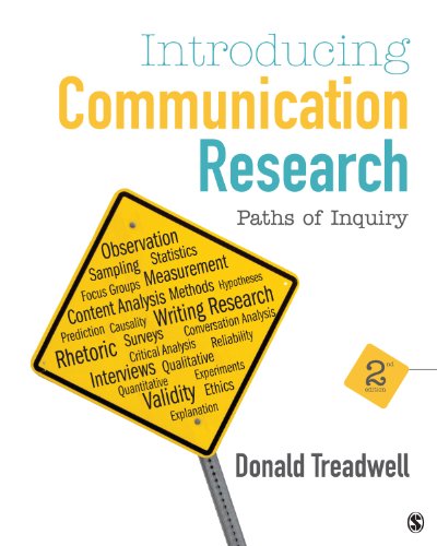 Beispielbild fr Introducing Communication Research : Paths of Inquiry zum Verkauf von Better World Books