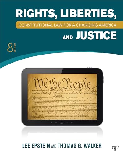 Beispielbild fr Constitutional Law for a Changing America: Rights, Liberties, and Justice zum Verkauf von Gulf Coast Books