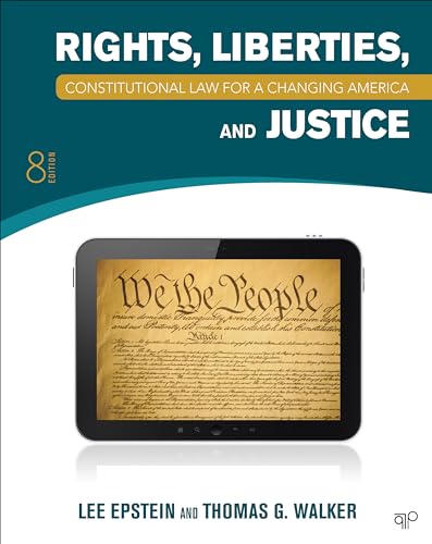 Imagen de archivo de Constitutional Law for a Changing America: Rights, Liberties, and Justice a la venta por Gulf Coast Books