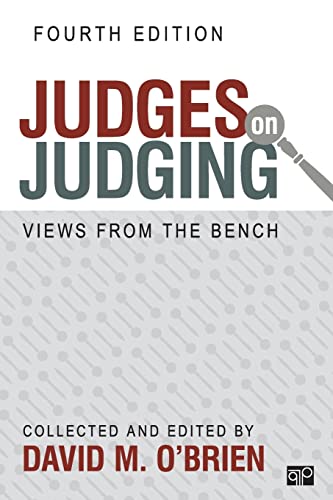 Stock image for Judges on Judging: Views from the Bench for sale by ThriftBooks-Dallas