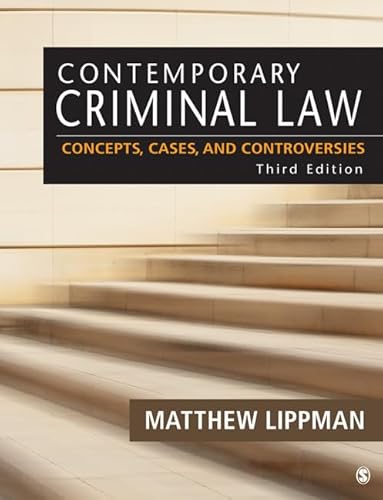 Stock image for Contemporary Criminal Law: Concepts, Cases, and Controversies for sale by HPB-Red