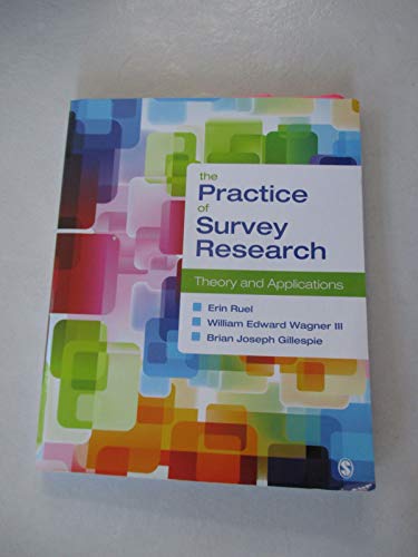 Imagen de archivo de The Practice of Survey Research: Theory and Applications a la venta por Revaluation Books