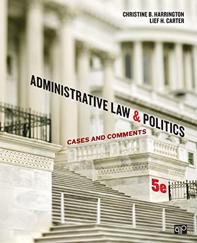 Stock image for Administrative Law and Politics: Cases and Comments for sale by Goodwill San Antonio