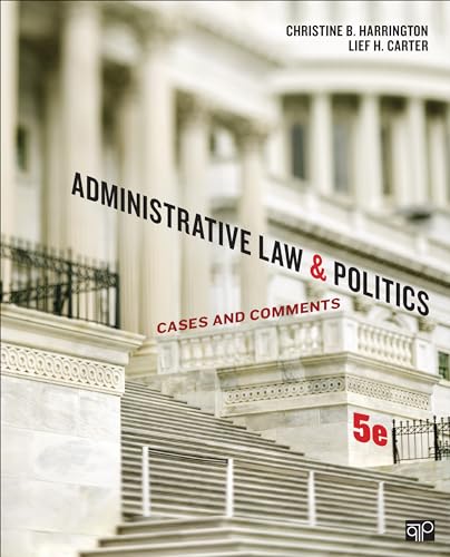 9781452240404: Administrative Law and Politics: Cases and Comments