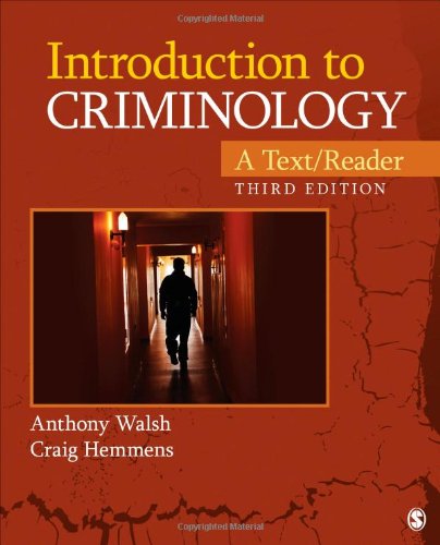 Beispielbild fr Introduction to Criminology: A Text/Reader (SAGE Text/Reader Series in Criminology and Criminal Justice) zum Verkauf von BooksRun
