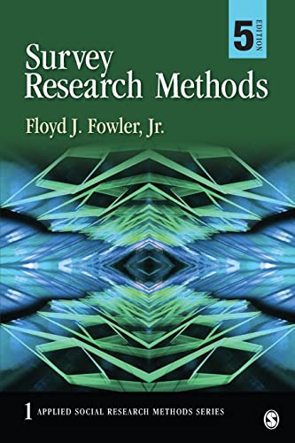 Beispielbild fr Survey Research Methods (Applied Social Research Methods) zum Verkauf von BooksRun