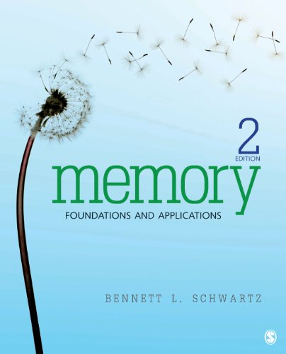 9781452259116: Memory: Foundations and Applications