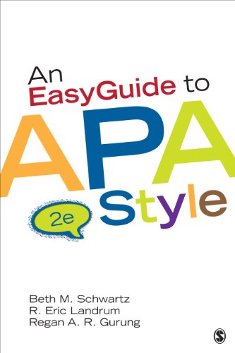 Beispielbild fr An EasyGuide to APA Style (EasyGuide Series) zum Verkauf von HPB-Diamond