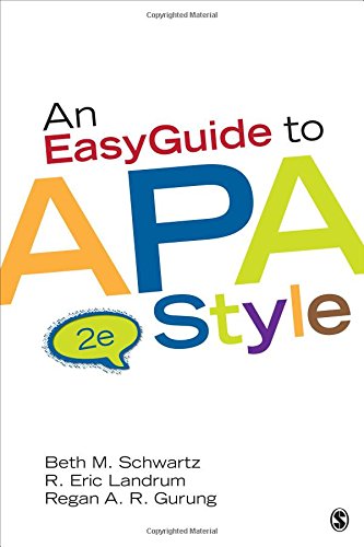 Imagen de archivo de An EasyGuide to APA Style (EasyGuide Series) a la venta por HPB-Diamond