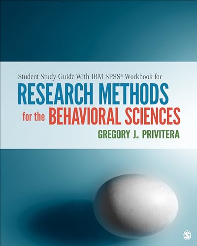 Stock image for Student Study Guide with IBM SPSS Workbook for Research Methods for the Behavioral Sciences for sale by Better World Books