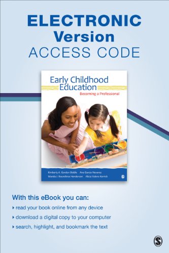 9781452291208: Early Childhood Education Electronic Version: Becoming a Professional