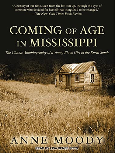 Beispielbild fr Coming of Age in Mississippi zum Verkauf von Booketeria Inc.