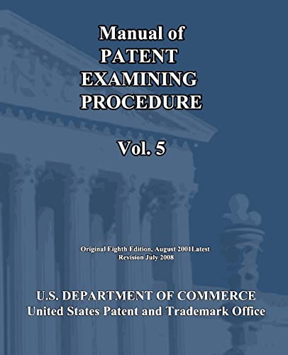 Stock image for Manual of Patent Examining Procedure (Vol.5) for sale by Ammareal