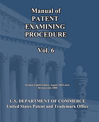 Immagine dell'editore per Manual of Patent Examining Procedure (Vol.6) (Paperback) venduto da CitiRetail