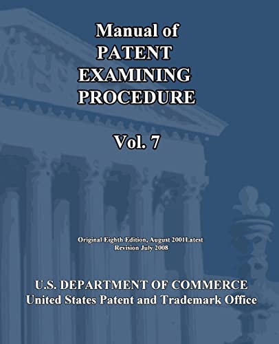 Beispielbild fr Manual of Patent Examining Procedure (Vol.7) zum Verkauf von THE SAINT BOOKSTORE