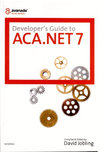 Developers Guide to ACA.NET 7 (9781452822723) by Jobling, David
