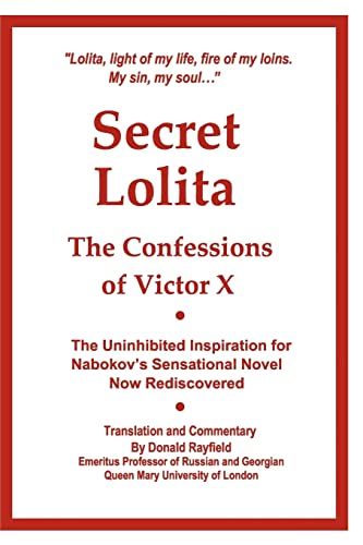 Beispielbild fr Secret Lolita: The Confessions of Victor X zum Verkauf von Irish Booksellers