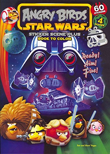 Beispielbild fr Bendon Publishing Angry Birds/Star Wars Sticker Scene Coloring Book zum Verkauf von SecondSale