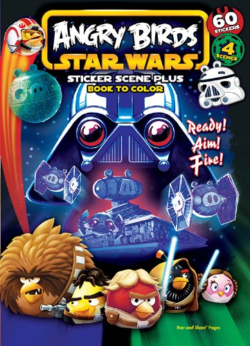 9781453006979: Angry Birds Star Wars: Sticker Scene Plus Book to Color