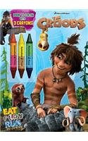 The Croods Eat Play Run [With 3 Fat Crayons] (9781453008508) by [???]