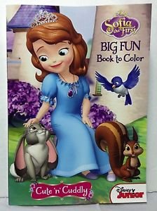 Stock image for Sofia the First Big Fun Book to Color ~ Cute & Cuddly for sale by Wonder Book