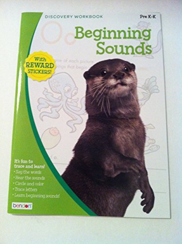 Stock image for Discovery Workbook - Beginning Sounds" with Reward Stickers - Pre K-K for sale by Better World Books