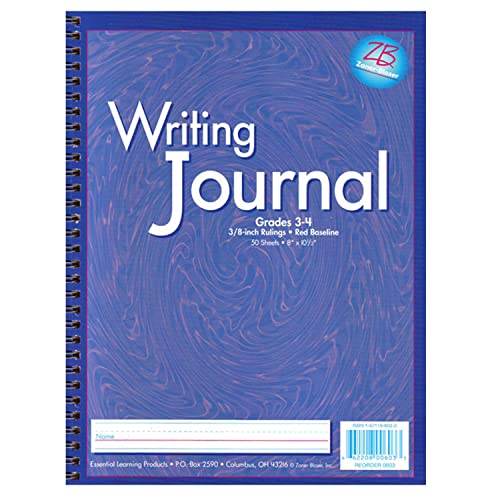 Stock image for Zaner-Bloser Writing Journal, Liquid Purple, Grades 3-4 (2015 Copyright) for sale by ~Bookworksonline~
