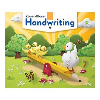 9781453119273: Zaner-Bloser Handwriting 2020 Grade K Student Edition