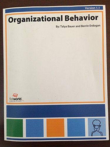 Stock image for Organizational behavior 1.1 for sale by SecondSale