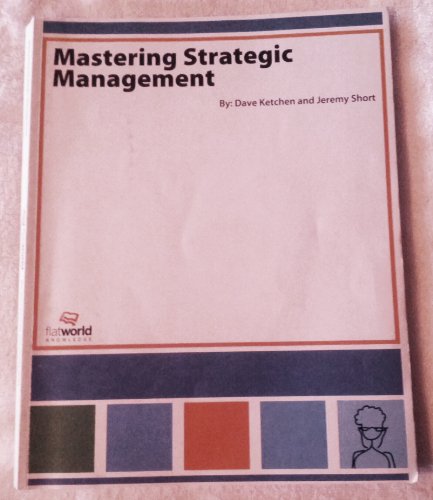 Stock image for Mastering Strategic Management-W/Access for sale by HPB-Red
