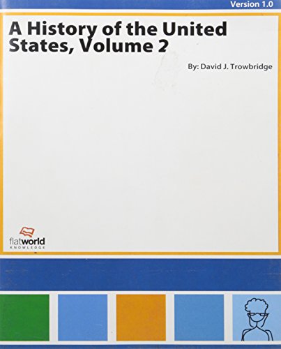 Stock image for A History of the United States, Volume 2 (History of the United States) for sale by Better World Books