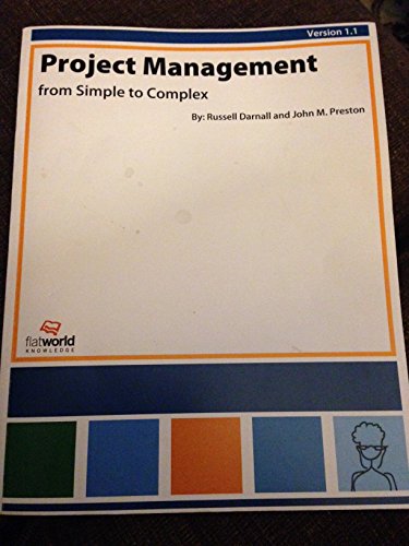 9781453352427: Project Management from Simple to Complex version 1.1
