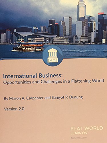 Stock image for International Business: Opportunities in a Flattening World Version 2 for sale by HPB-Red