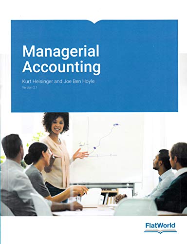 Stock image for MANAGERIAL ACCOUNTING (Version 2.1) for sale by Half Price Books Inc.