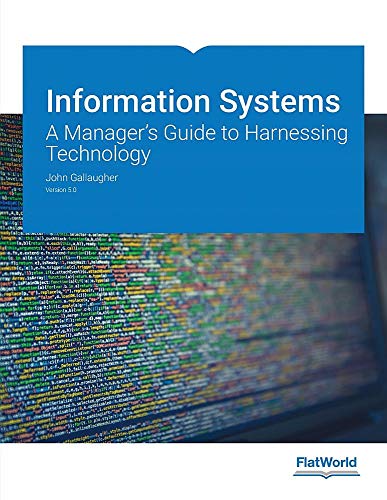 Stock image for Information Systems; A Managers Guide to Harnessing Technology for sale by BooksRun