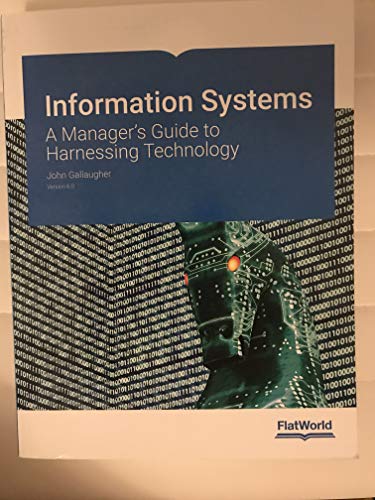 Stock image for Information Systems: A Manager's Guide to Harnessing Technology, v6.0 for sale by Your Online Bookstore