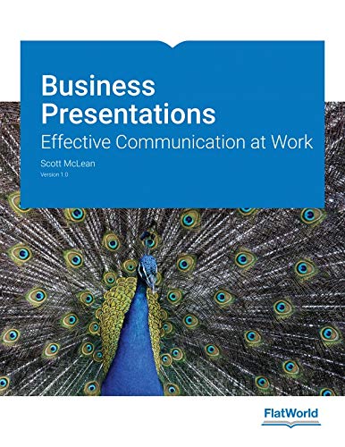 Beispielbild fr Business Presentations: Effective Communication at Work zum Verkauf von HPB-Red