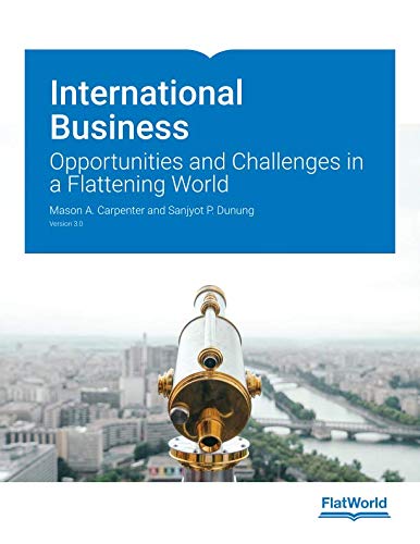 Stock image for International Business Opportunities and Challenges in a Flattening World Version 3.0 for sale by ThriftBooks-Dallas