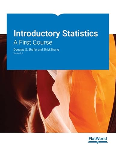 Imagen de archivo de Introductory Statistics: A First Course (version 2.0) paperback a la venta por ThriftBooks-Atlanta