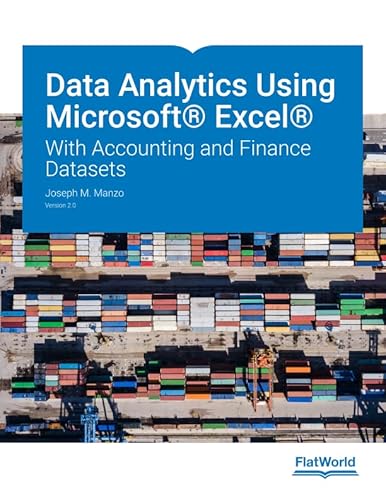 Stock image for Data Analytics Using Microsoft Excel: With Accounting and Finance Datasets Version 2.0 for sale by Better World Books