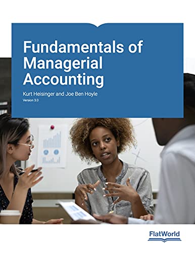 Stock image for Fundamentals of Managerial Accounting Version 3.0 for sale by Textbooks2go