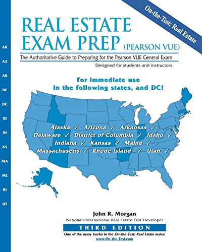 Stock image for Real Estate Exam Prep (Pearson VUE)-3rd edition: The Authoritative Guide to Preparing for the Pearson VUE General Exam for sale by ThriftBooks-Atlanta