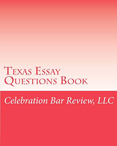 Beispielbild fr Texas Essay Questions Book zum Verkauf von HPB-Red