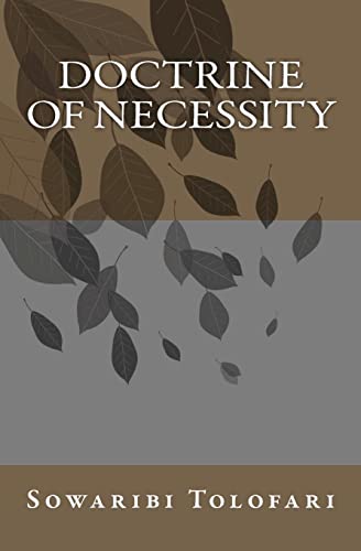 9781453703540: Doctrine of Necessity