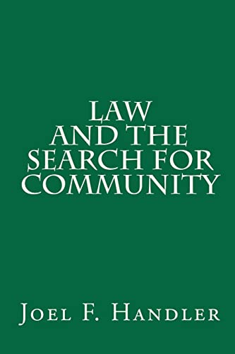 Immagine dell'editore per Law and the Search for Community (Paperback) venduto da CitiRetail