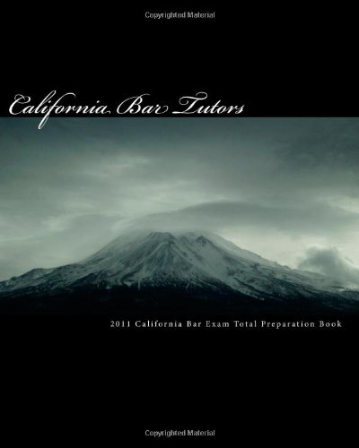 Beispielbild fr 2011 California Bar Exam Total Preparation Book zum Verkauf von HPB-Red