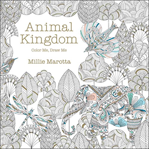 Imagen de archivo de Animal Kingdom: Color Me, Draw Me (A Millie Marotta Adult Coloring Book) a la venta por Orion Tech