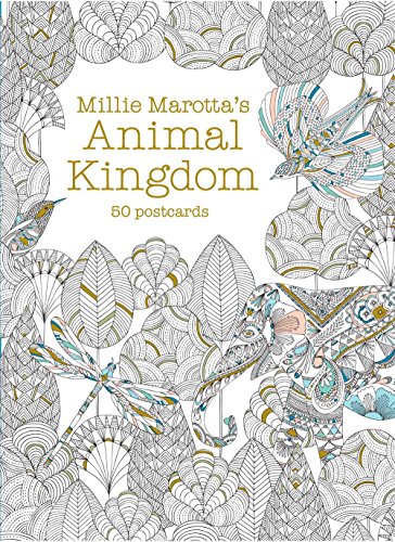 Stock image for Millie Marotta's Animal Kingdom: 50 Postcards (A Millie Marotta Adult Coloring Book) for sale by St Vincent de Paul of Lane County